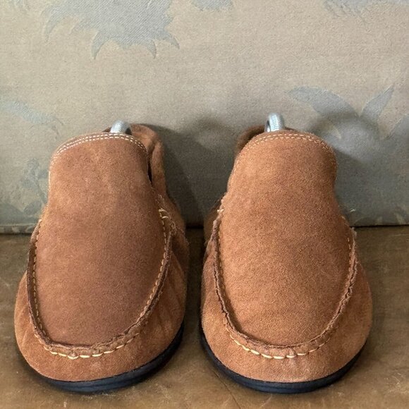 Giorgio Brutini Le Glove Brown Suede Leather Driving Loafers Moccasins 9.5 M - Picture 2 of 9